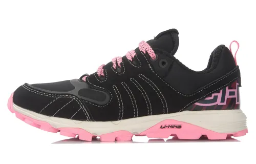 Li Ning Running Shoes Women's Low Top Black/Pink