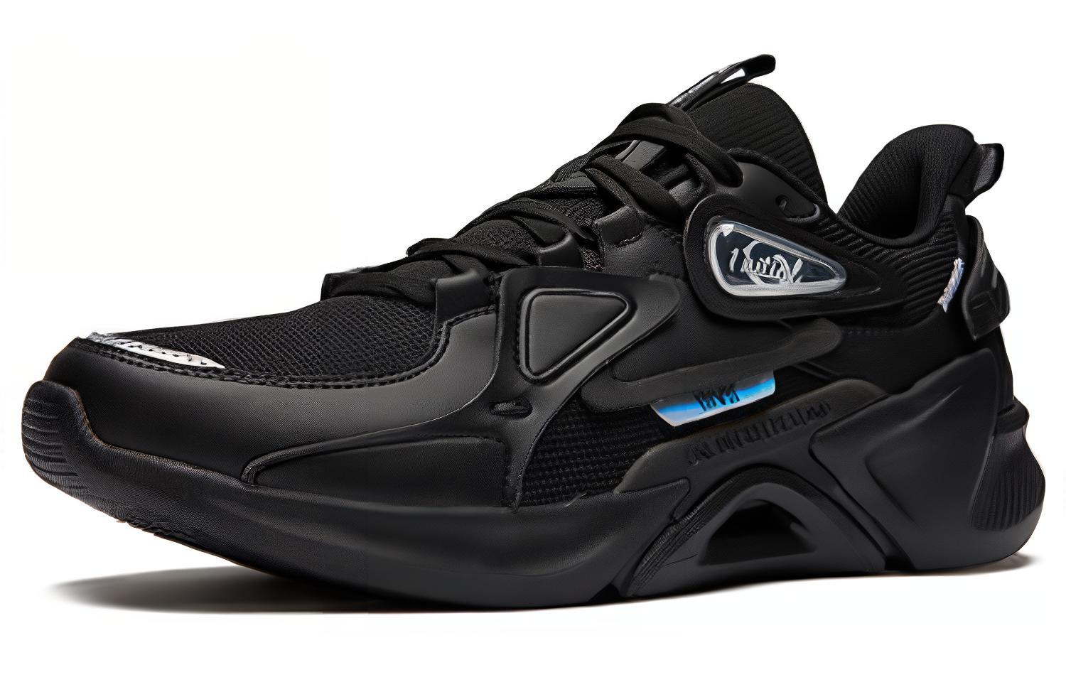 361° Vintage Cushioning Abrasion Resistant Lightweight Low top Running Shoes Men’s Obsidian Black