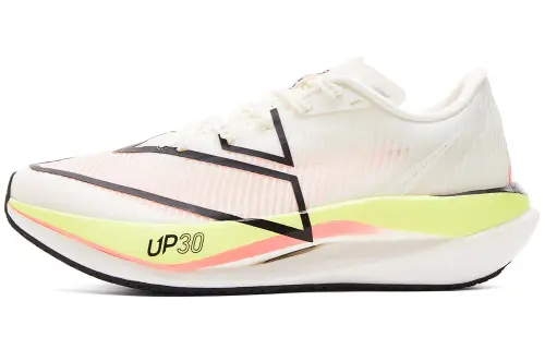PEAK Taichi UP303.0 Running Shoes Men's Low Top Super Light White Yellow