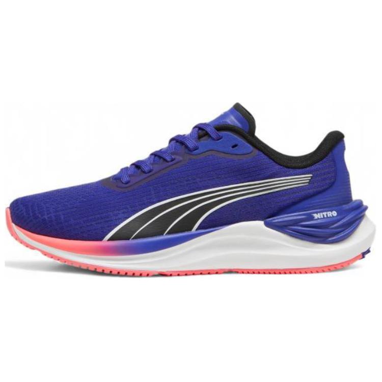 PUMA Electrify Nitro 3 Slip Resistant Abrasion Resistant Low top Casual Running Shoes Women's Blue