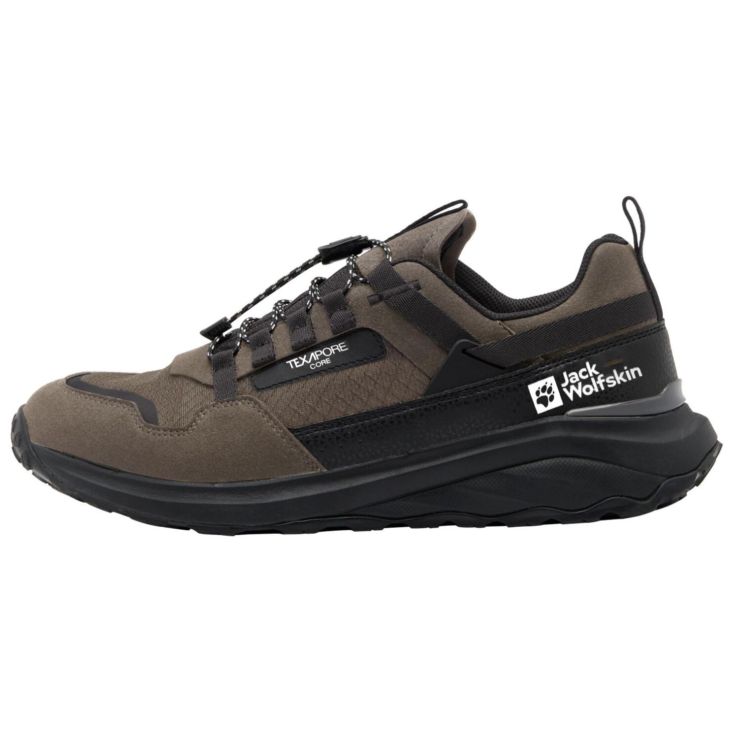 Jack Wolfskin Abrasion Resistant Waterproof Wear resistant And Waterproof Low top Outdoor Shoes Men’s Black Umber
