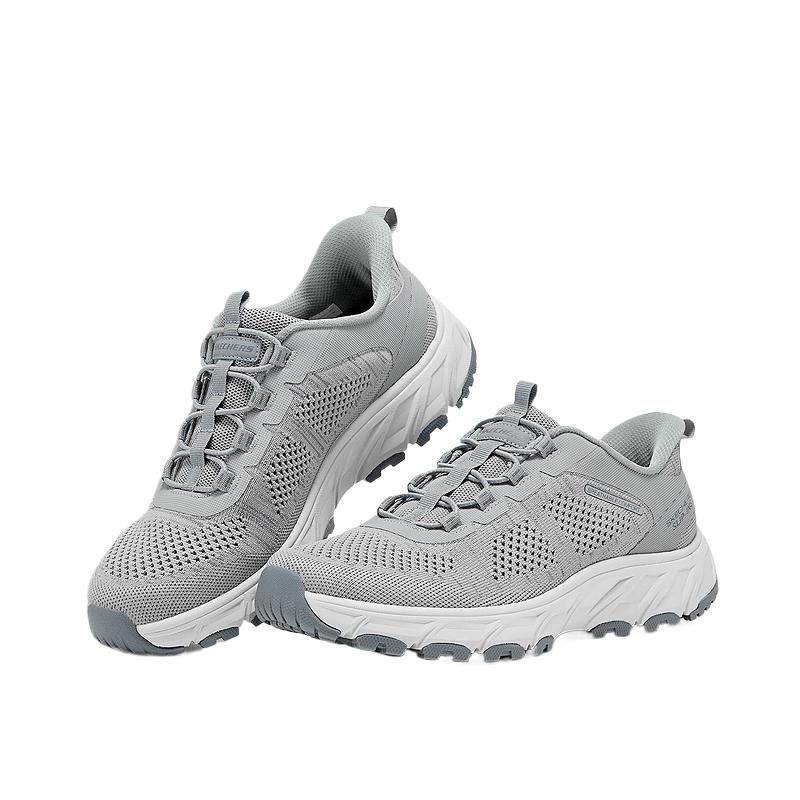 Skechers OUTDOOR MENS Abrasion Resistant Low top Outdoor Shoes Men’s Gray
