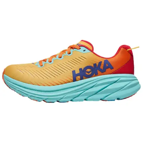 HOKA ONE ONE Rincon 3 Cushioning Breathable Lightweight Low top Running Shoes Women's Orange Red