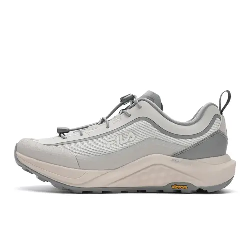 FILA Sports Function Cushioning Abrasion Resistant Breathable Low top Running Shoes Women's Snow White Pink