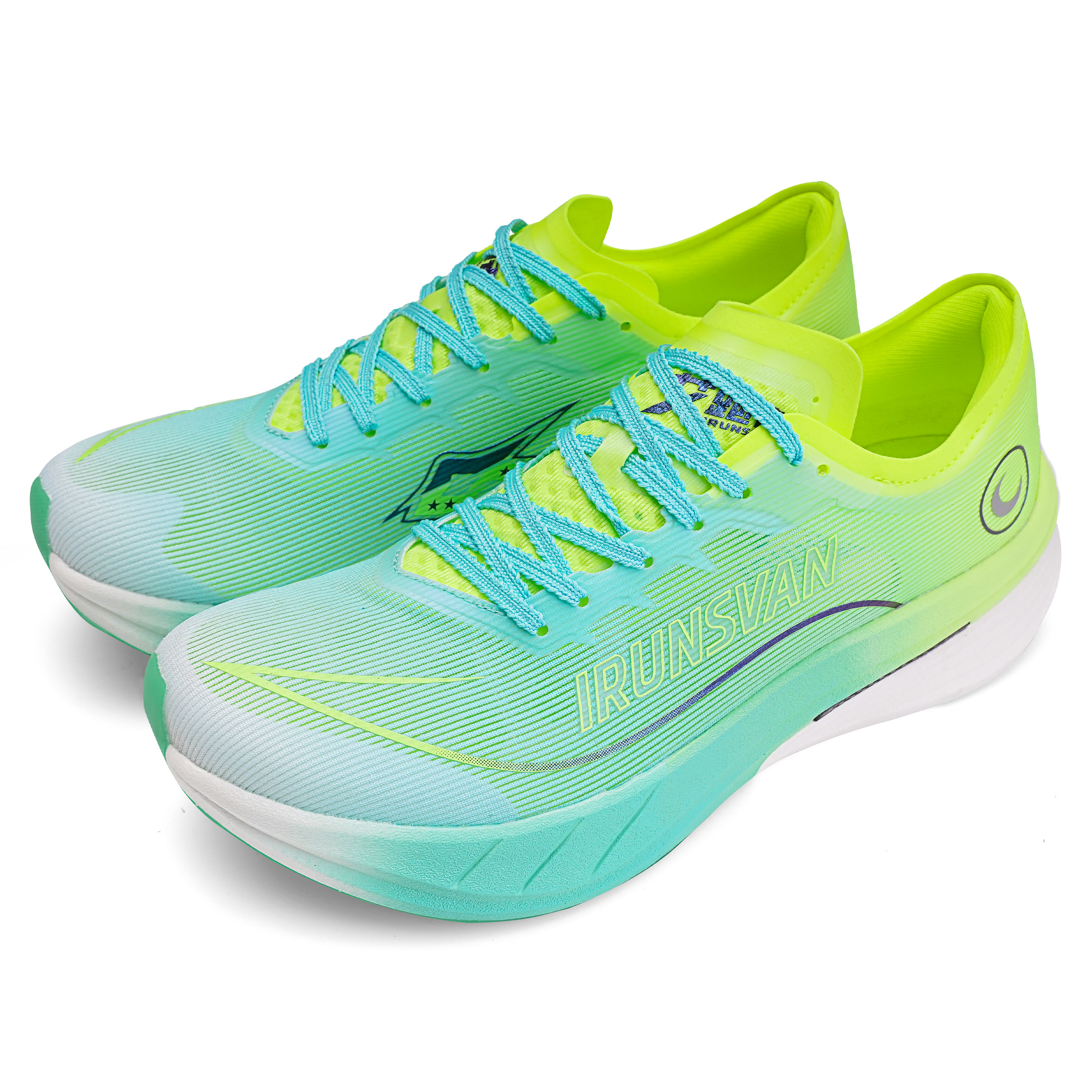 IRUNSVAN Low top Running Shoes Unisex Dancing Greenery
