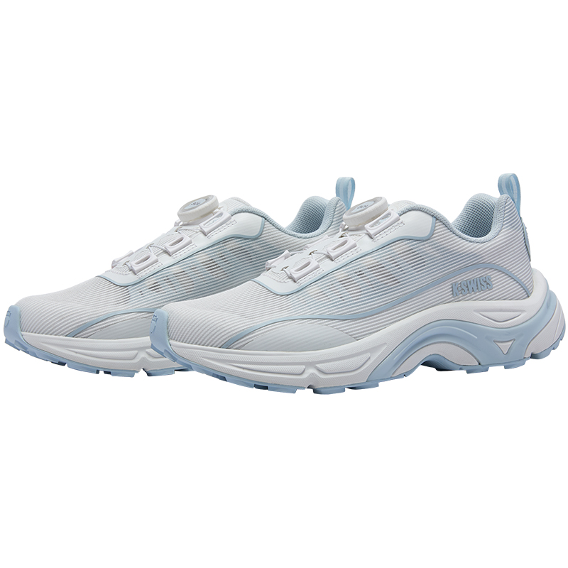 K·SWISS Textile, TPU Low top Running Shoes Women’s White Blue