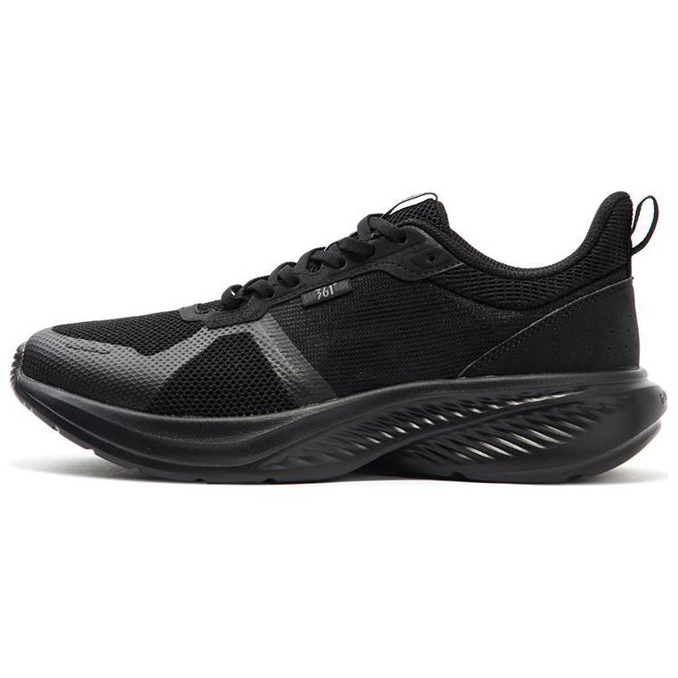 361° Comfortable Abrasion Resistant Breathable Low top Running Shoes Men’s Black Gray