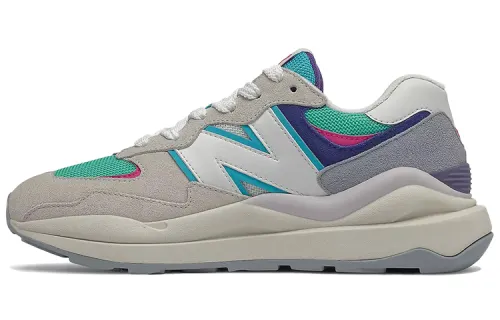 New Balance NB 5740 Fashionable and versatile mesh cloth low top casual running shoes for women gray blue white green pink