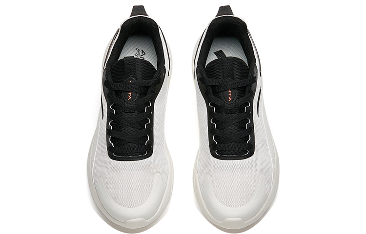 Anta Comfortable Cushioning Slip Resistant Abrasion Resistant Breathable Low top Running Shoes Men’s White Black