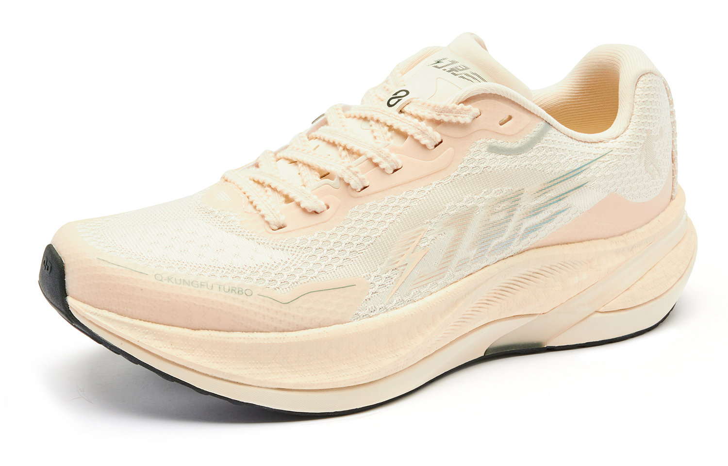 QIAODAN Phantom Cushioning Slip Resistant Cushioning Slip Resistant Low top Rubber Outsole Running Shoes Men’s Yellow