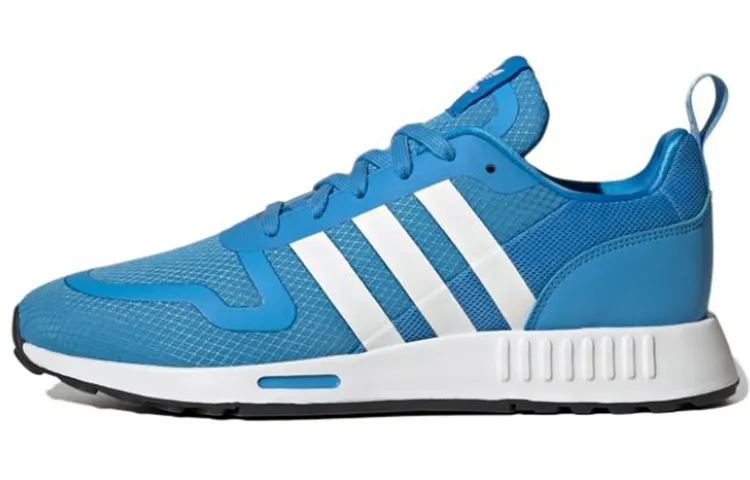 Adidas Originals Multix Synthetic Leather Abrasion Resistant Breathable Low top Running Shoes Unisex Blue