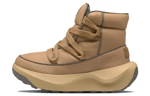 THE NORTH FACE Halseigh ThermoBall™ Lace Waterproof And Wear resistant Crew Outdoor Boots Flat Women's Brown