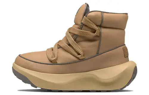THE NORTH FACE Halseigh ThermoBall™ Lace Waterproof And Wear resistant Crew Outdoor Boots Flat Women's Brown