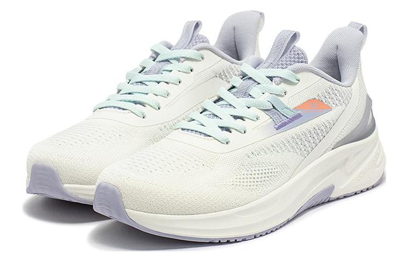 361° Cushioning Slip Resistant Abrasion Resistant Low top Running Shoes Women’s White Purple