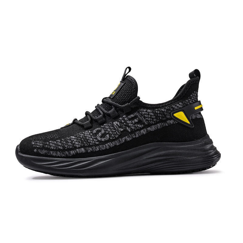 LANOUDUN Slip Resistant, Breathable, Lightweight Low top Outdoor Shoes Unisex Black