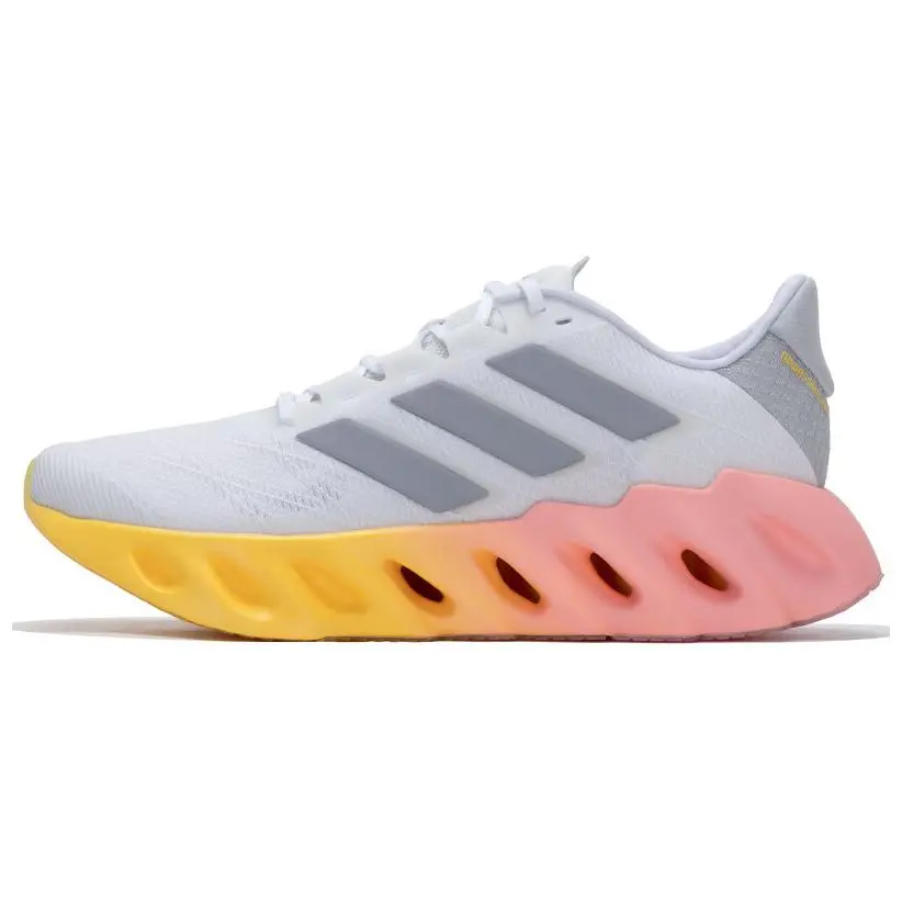 Adidas Switch FWD Abrasion Resistant, Breathable, Lightweight Low top Running Shoes Men's White Gray