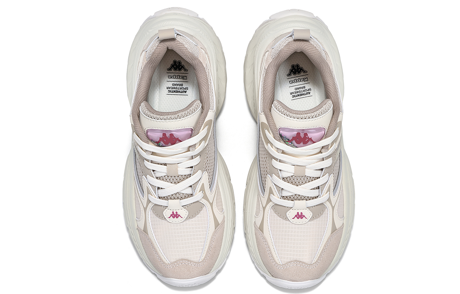 Kappa Slip Resistant Abrasion Resistant Slip Resistant Abrasion Resistant Low top Running Shoes Women’s White