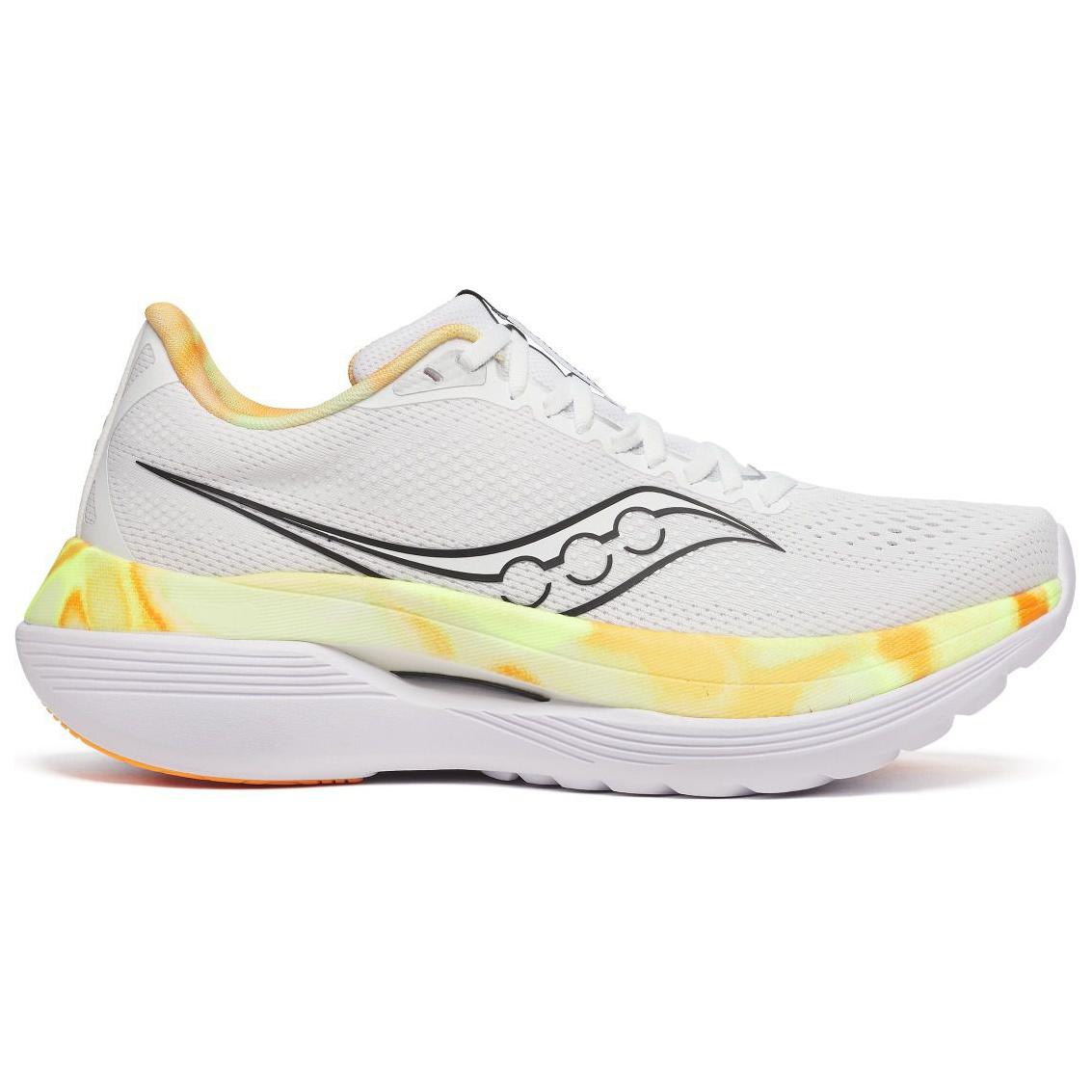 Saucony Endorphin Trainer White Black Yellow Orange