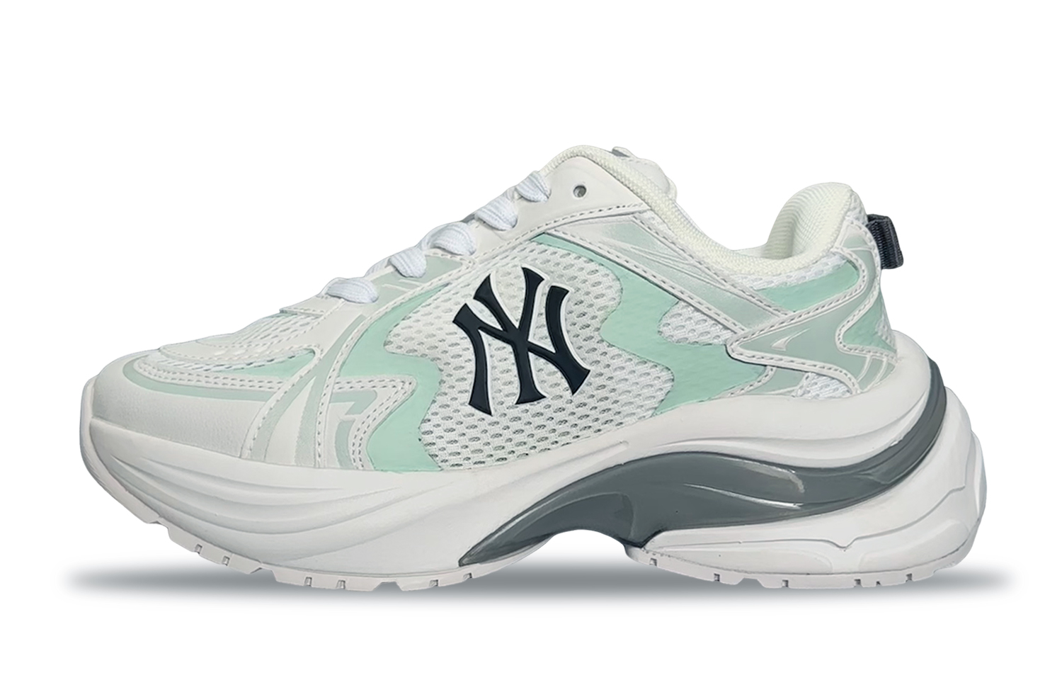 MLB New York Yankees Abrasion Resistant Breathable Low top Casual City Commuting Running Shoes Unisex Emerald Green