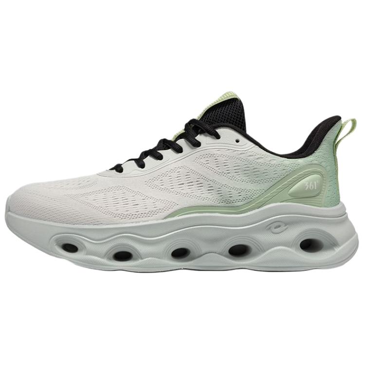 361° Vortex Chain CITY Running Shoes Men’s Low Top Antarctic Gray Tender Lotus Green
