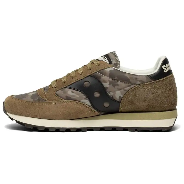 Saucony Jazz 81 Running Shoes Unisex Low Top Brown/Black