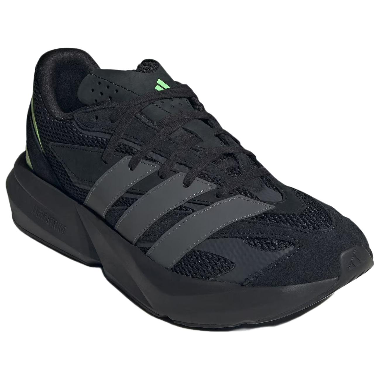 Adidas LIGHTBLAZE Mesh Abrasion Resistant Low top Running Shoes Men’s Black