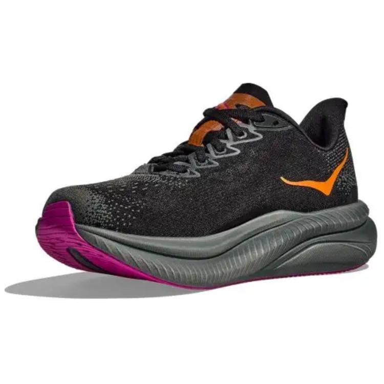 HOKA ONE ONE MACH 6 Comfortable Slip Resistant, Abrasion Resistant, Rebound Low top Running Shoes Women’s Black