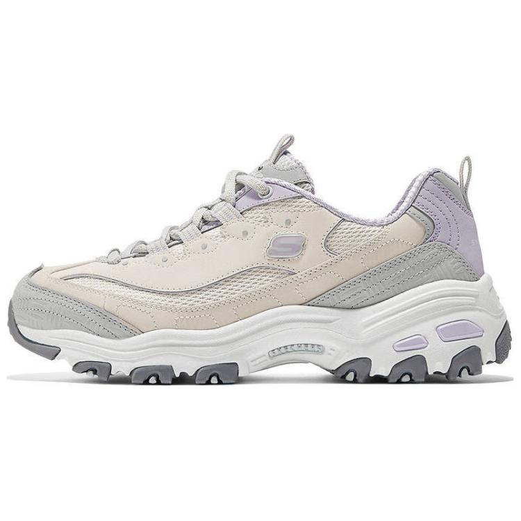 Женские кроссовки Skechers D'LITES 1.0 (серые)
