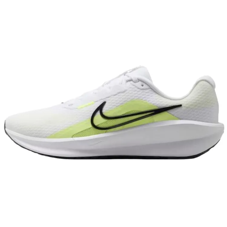 Nike DOWNSHIFTER 13 Soft And Comfortable Slip Resistant Abrasion Resistant Low top Running Shoes Men's White
