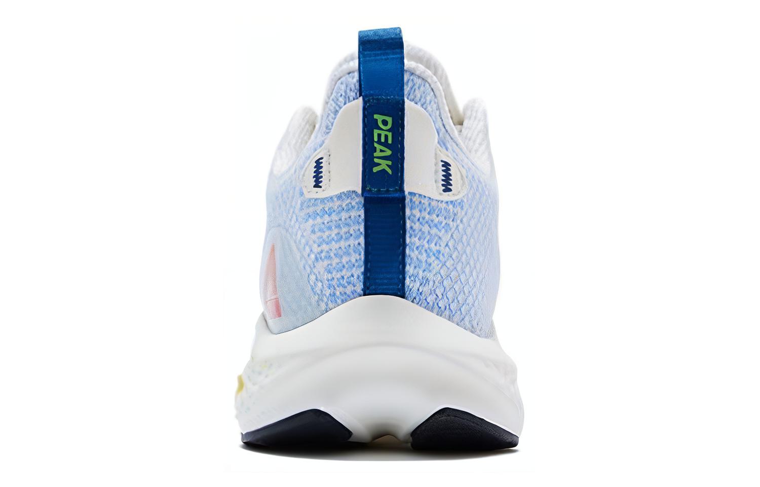 PEAK Cushioning Fabric Slip Resistant, Abrasion Resistant, Breathable Low top Running Shoes Men’s Blue