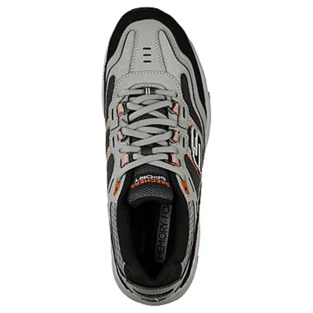 Skechers Vigor 2.0 Abrasion Resistant Low top Outdoor Shoes Men’s Gray Orange