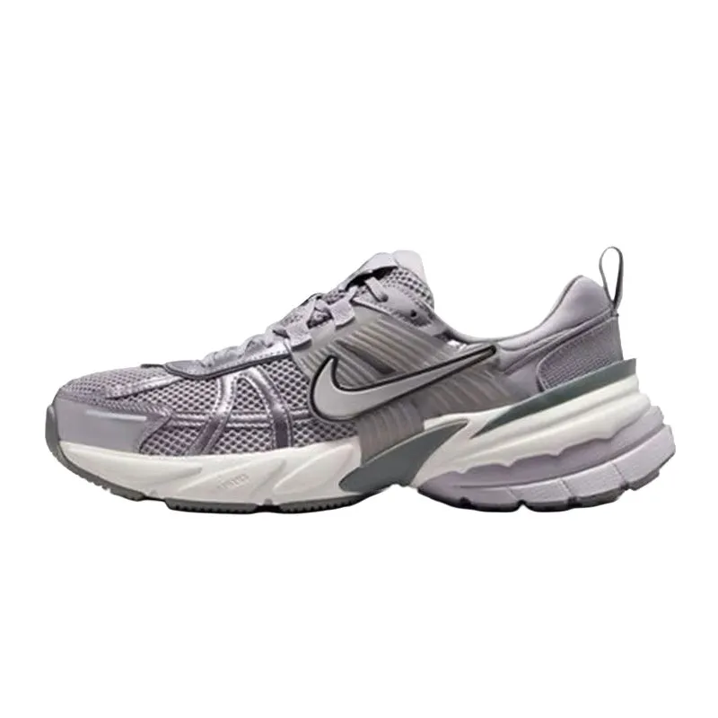 Nike V2K Run Breathable Low top Casual Running Shoes Women's Gray