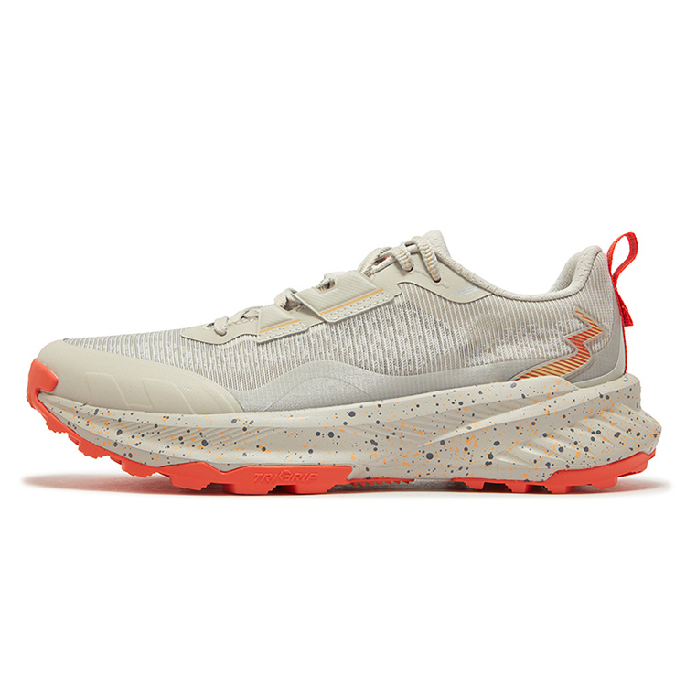 361° Slip Resistant, Abrasion Resistant, Breathable Low top Running Shoes Men’s Gray Orange