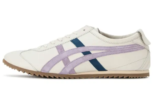 Onitsuka Tiger Limber 66 Prestige Abrasion Resistant Low top Running Shoes Women's White Purple Blue