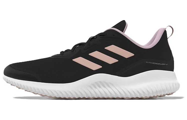 Adidas Alphacomfy Comfortable Low top Casual Training Running Shoes Women's Black Pink
