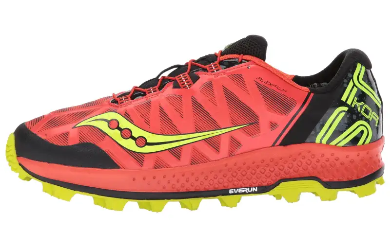 Saucony Abrasion Resistant Slip Resistant Low top Running Shoes Men's Orange Red