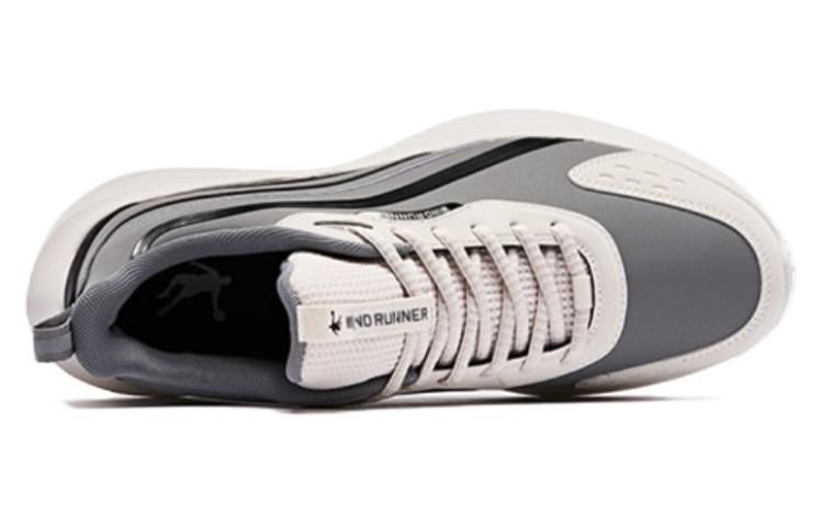 QIAODAN Light Cloud Cushioning Lightweight Cushioning Lightweight Low top Running Shoes Men’s Black Gray