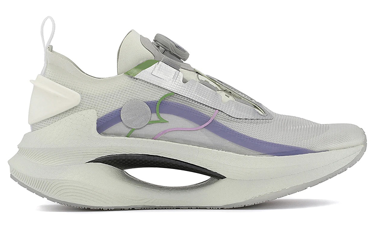 Li Ning Shadow 1.0 Running Shoes Women’s Low Top Snow White