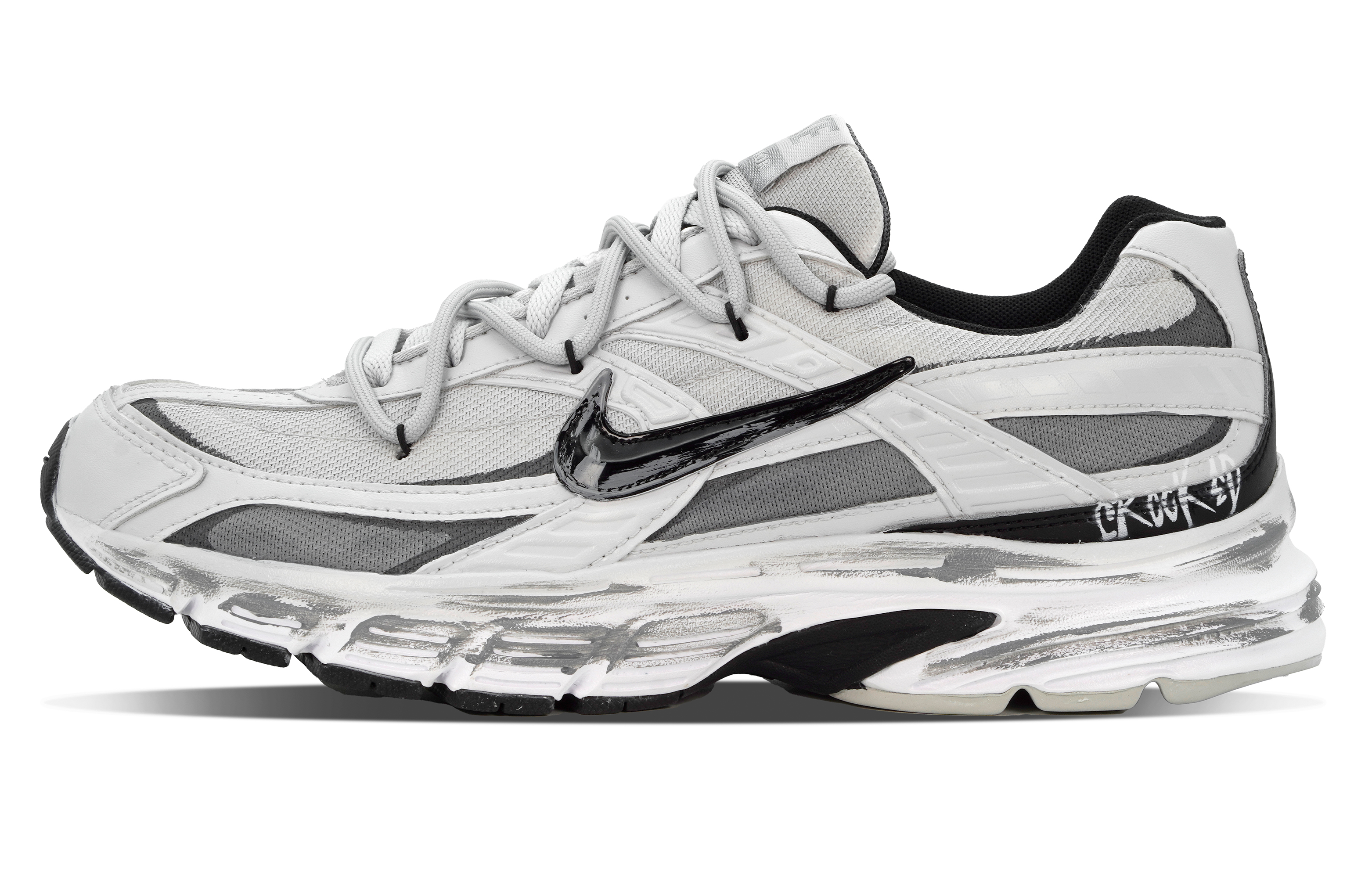 Nike Initiator Fabric Abrasion Resistant Low top Casual City Commuting Running Shoes Men’s Premium Gray