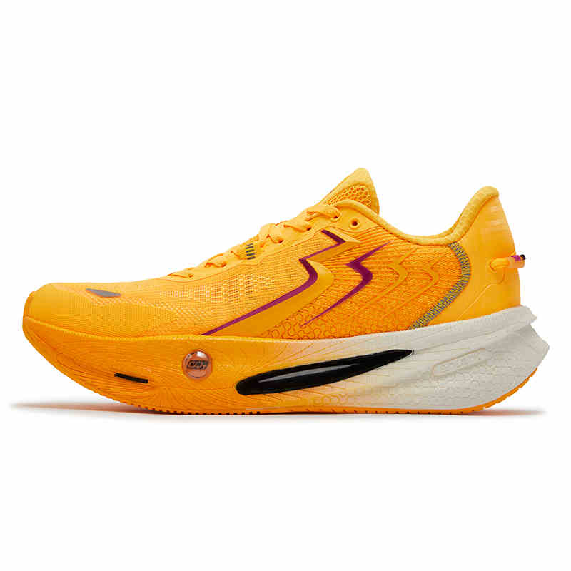 361° Surge Float 2.0 Abrasion Resistant Rebound Low top Carbon Plate Casual Running Shoes Men’s Orange Purple