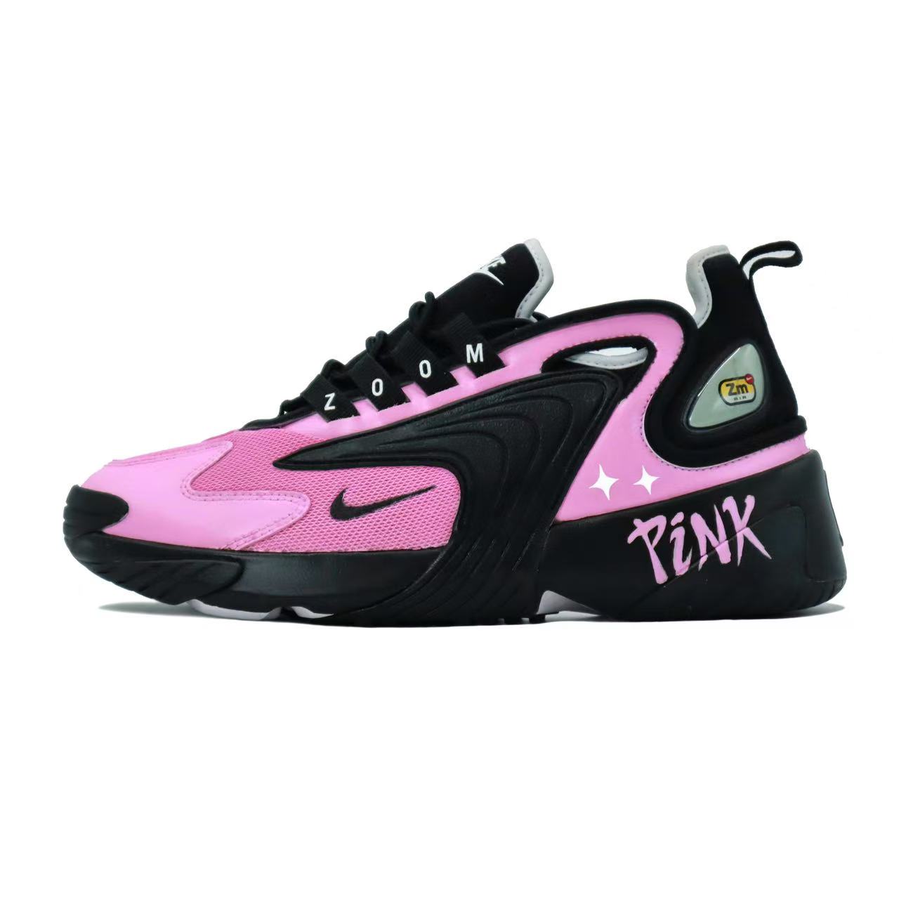 Nike Zoom 2K Low top Running Shoes Women’s Black Pink