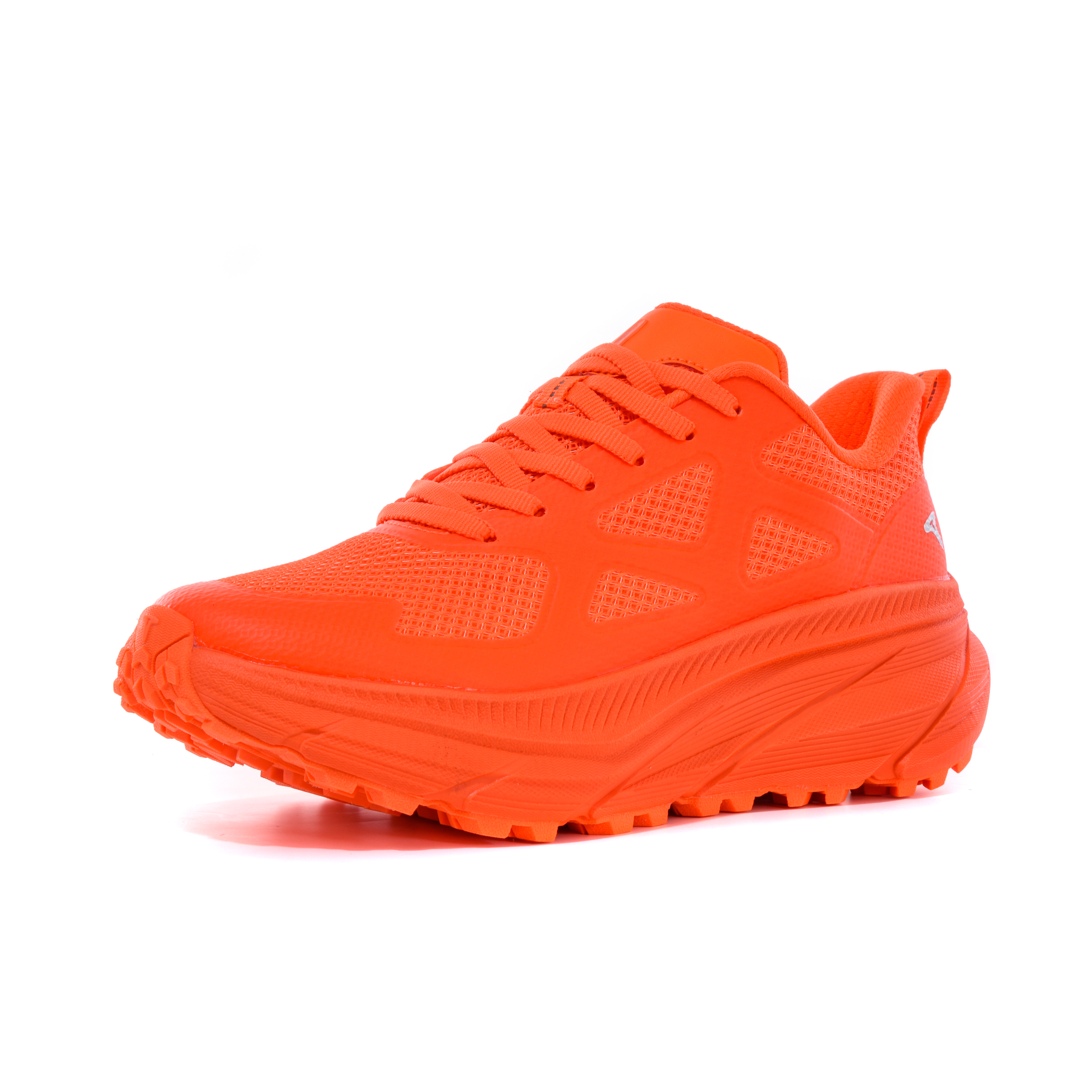 TREEPERI Cushioning, Slip Resistant, Lightweight, Height Enhancing Low Top Running Shoes Unisex Fluorescent Orange