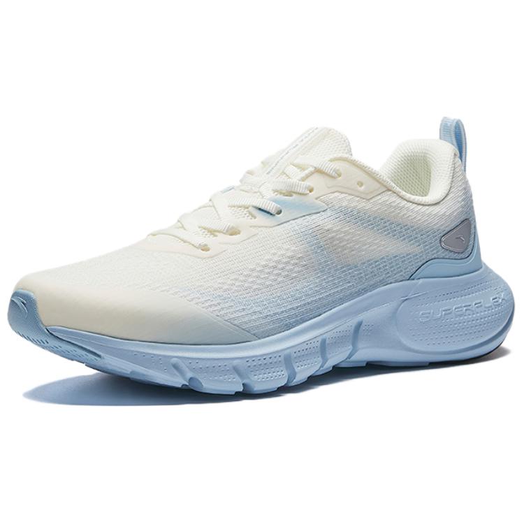 CHAOJIANTA Fabric Slip Resistant Abrasion Resistant Low top Casual Running Shoes Men’s White Blue