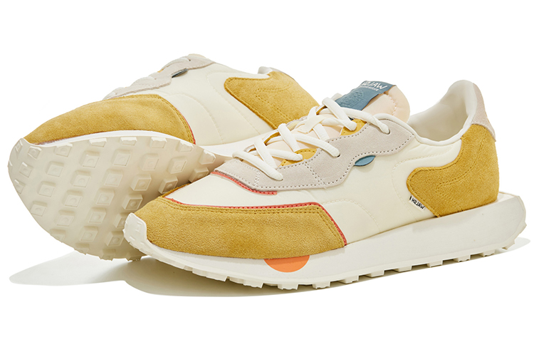 Norman Walsh Emerald Running Shoes Unisex Beige Yellow