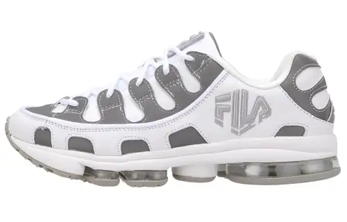 FILA Heritage Low Running Shoes White/Slivery Women's