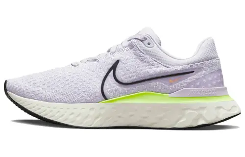 Nike React Infinity Run Flyknit 3 FK 3 cushioning foam low-top training running shoes men's purple