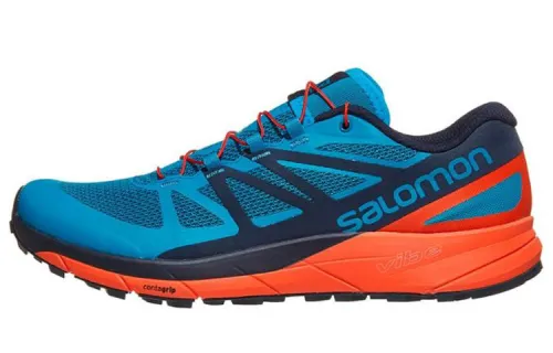 SALOMON Sense Ride 4 Low top Outdoor Shoes Red Blue