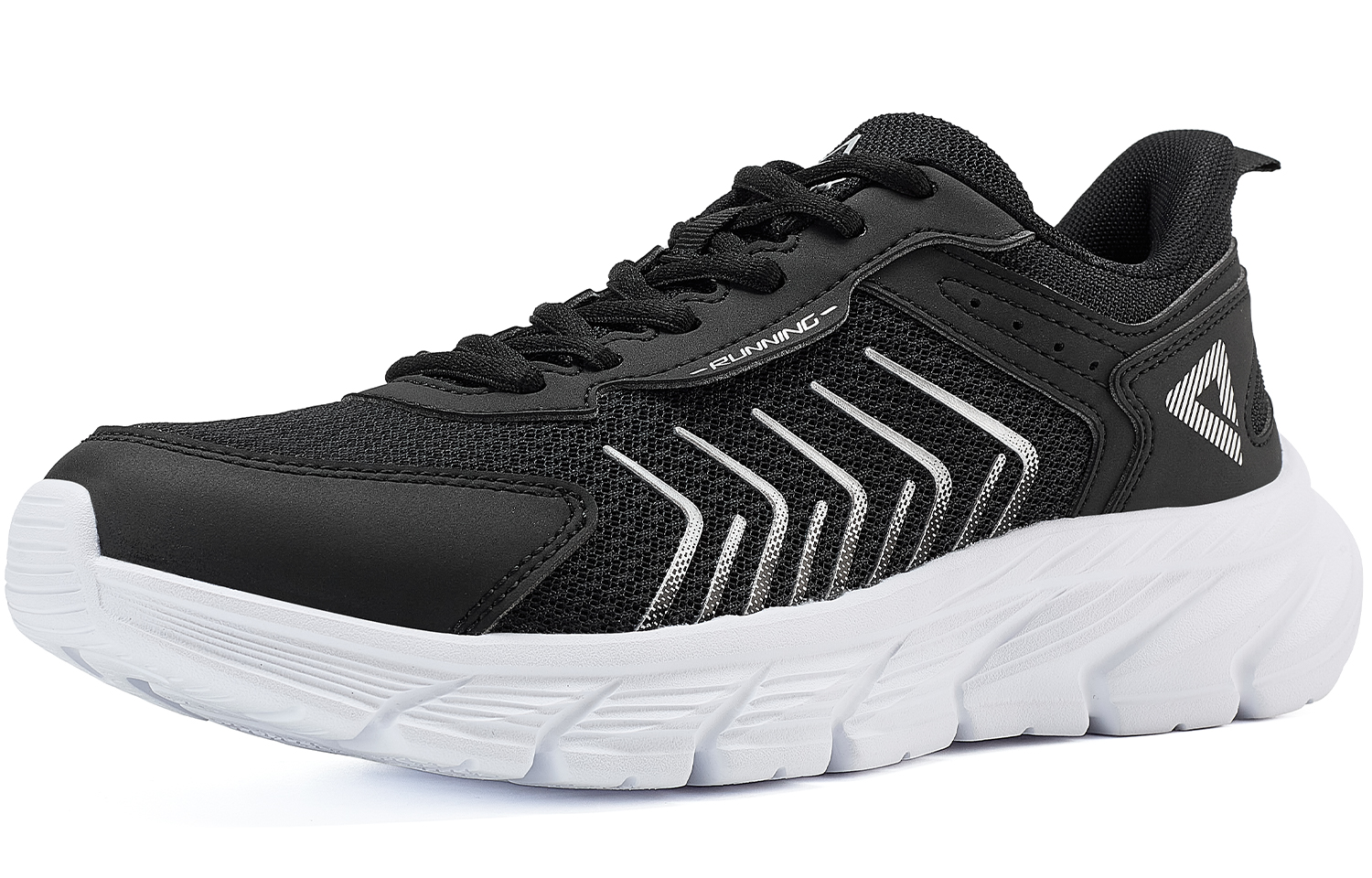 PEAK Cushioning Slip Resistant Abrasion Resistant Low top Running Shoes Women’s Black