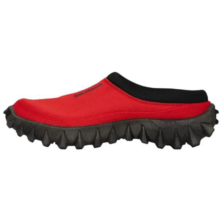 SALOMON Abrasion Resistant Slip Resistant Abrasion Resistant Slip Resistant Closed Toe Slippers Unisex Red