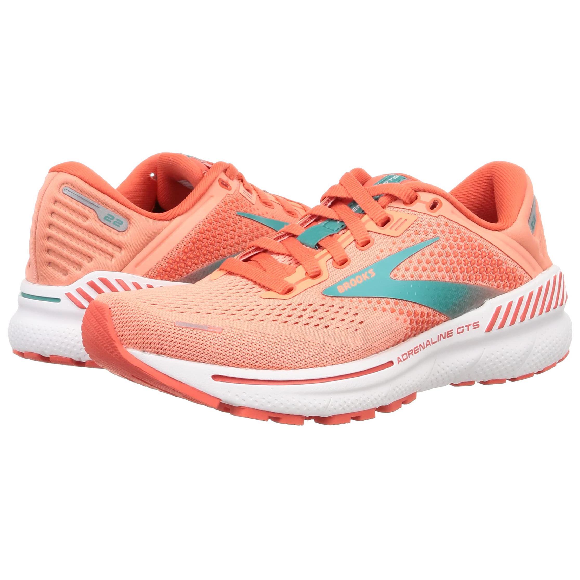 Brooks Adrenaline GTS 22 Comfortable Slip Resistant Low top Running Shoes Women’s Pink